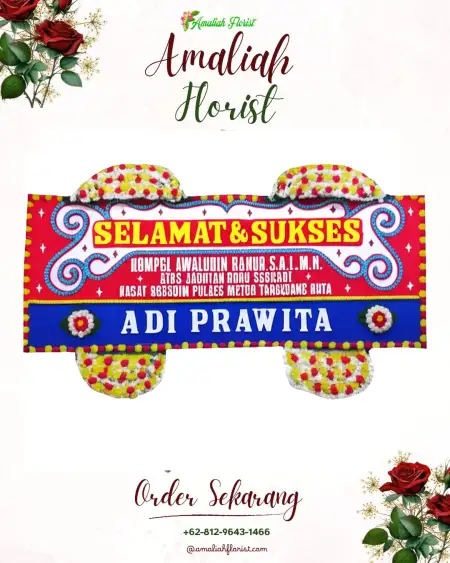 Papan Bunga Ucapan Selamat Puri Indah