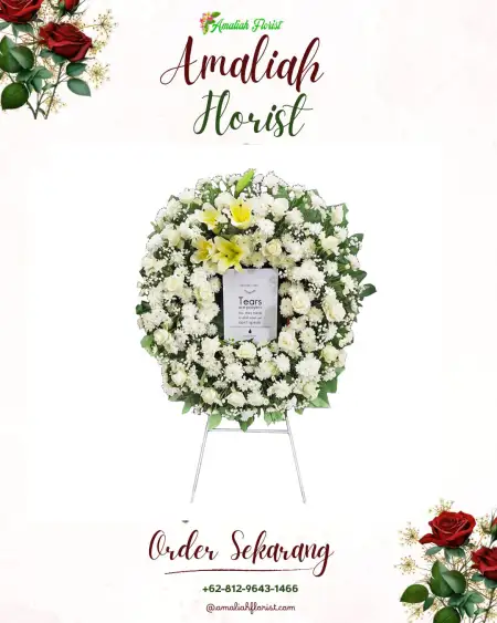 Krans Bunga Duka Puri Indah